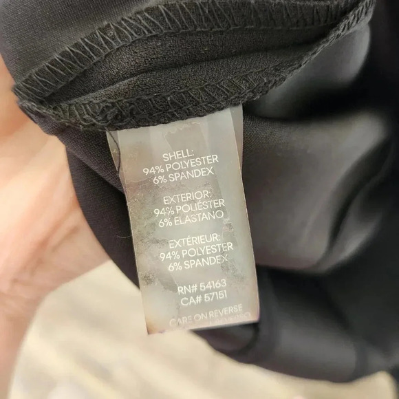 Calvin Klein Sleeveless Black LBD Knee Length Side Ruched Sheath Shift Dress 12 - Picture 6 of 8